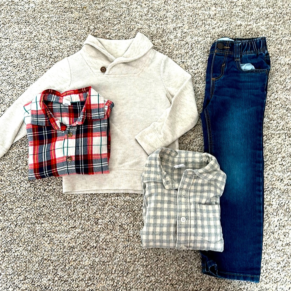 Toddler boys shirt/pant bundle